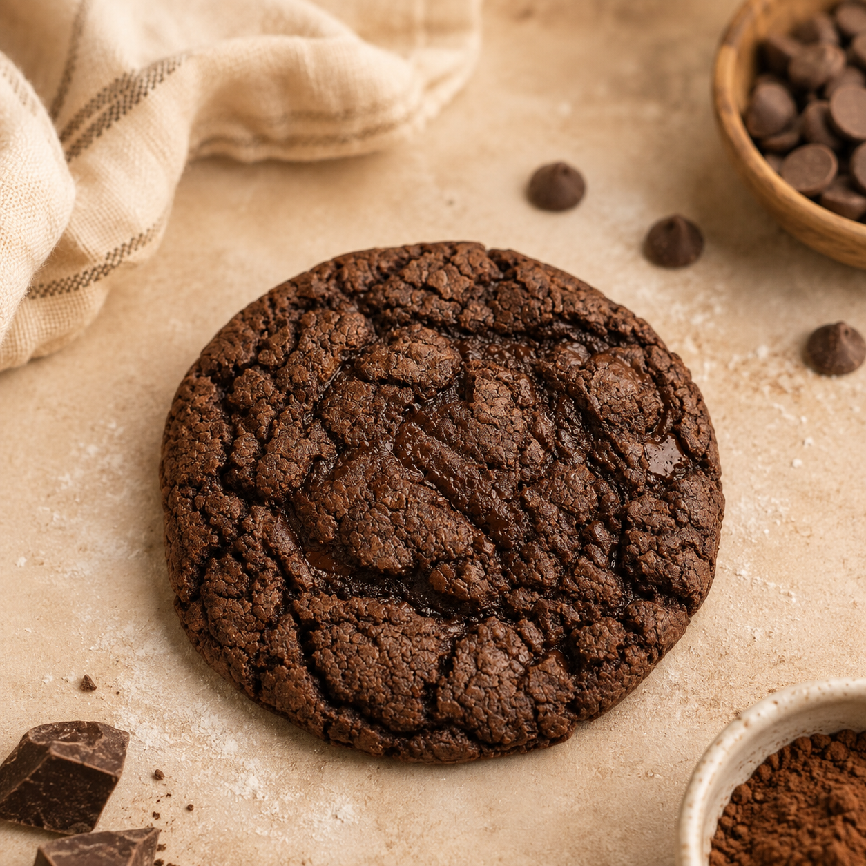 Double Chocolate Chip Cookie