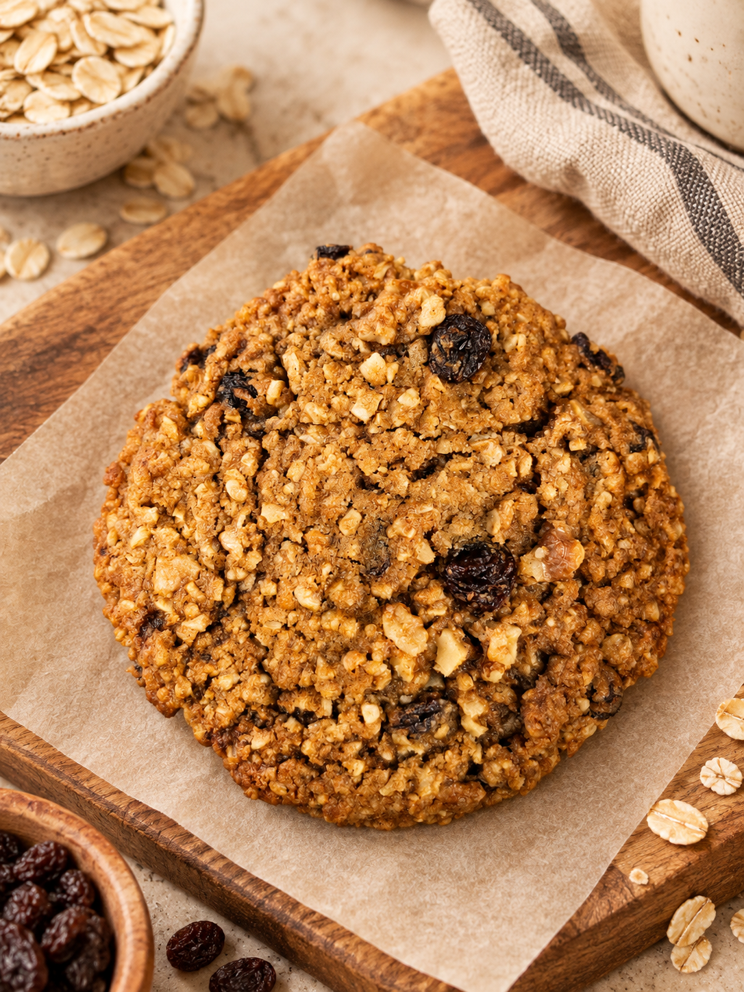 Oatmeal Raisin and Walnut Spiced Cookie