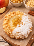 Apple Crumble Custard Bun