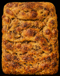 Roasted garlic, Za'atar, and Honey Focaccia